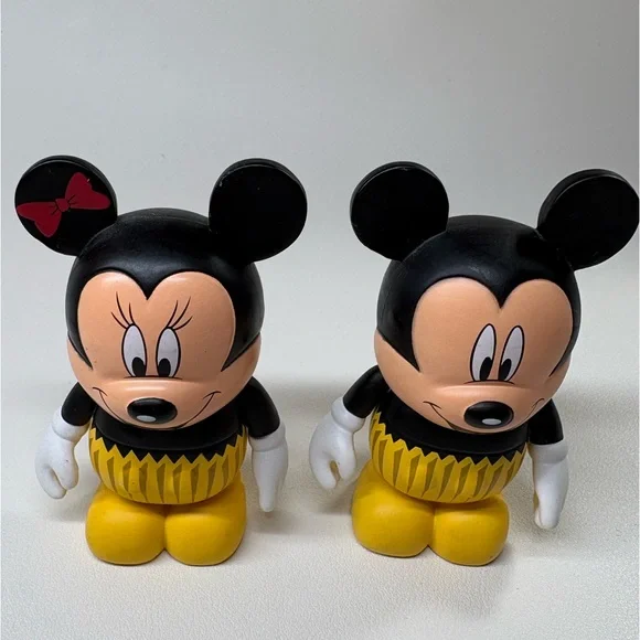 Disney Vinylmation Bakery Series Mickey & Minnie Mouse Cupcake Figures Toy - Picture 2 of 12